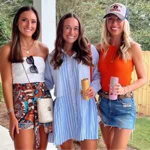 Forever 21 Blue collar dress